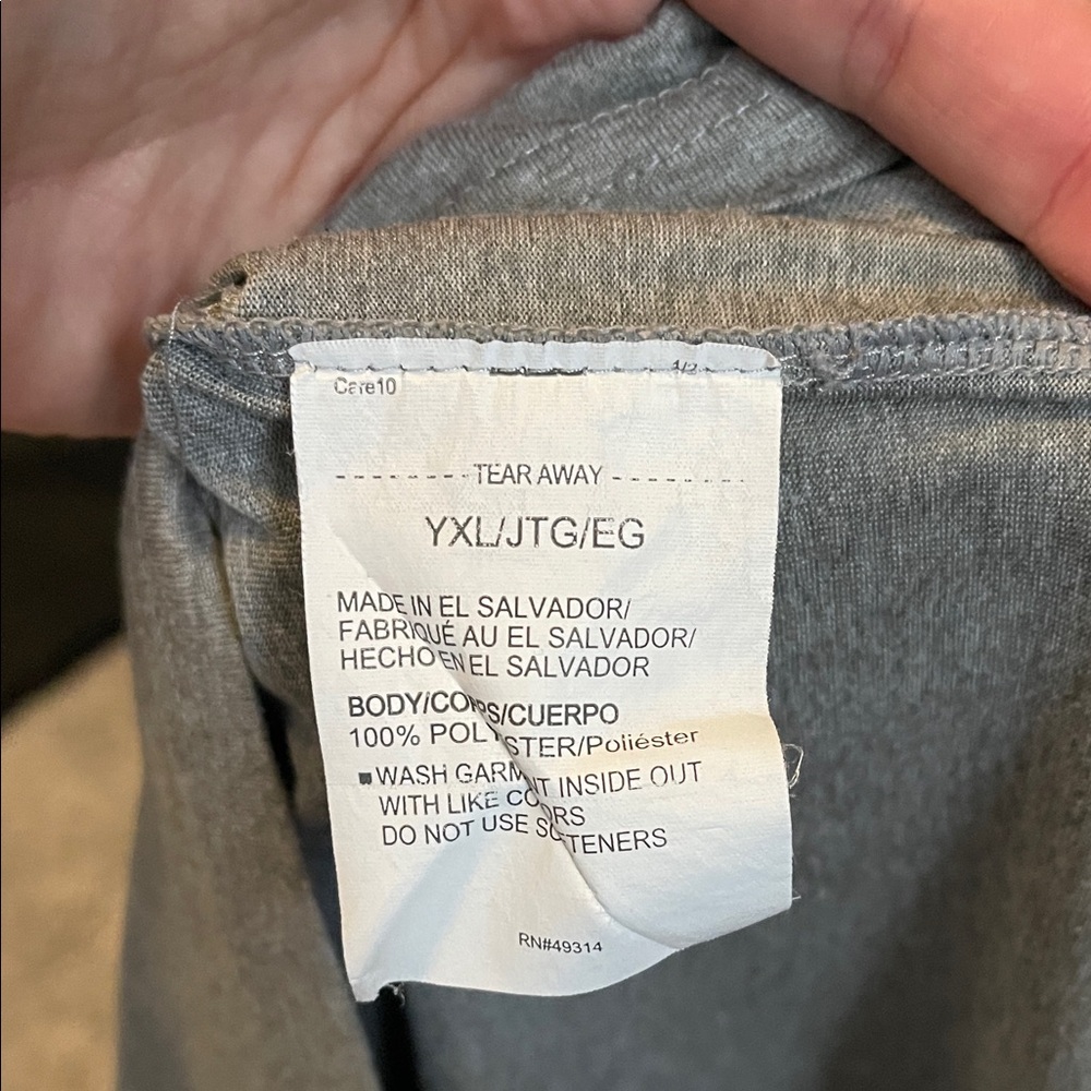 Under Armour Gray and Orange Men's Tee - Picture 5 of 7